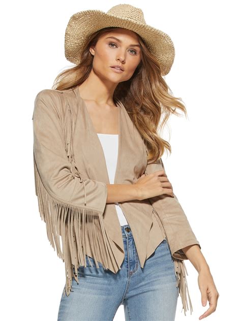 fringe jacket women